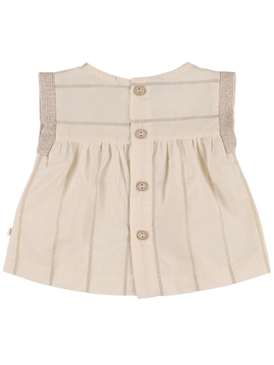 1 + IN THE FAMILY: Printed cotton blend shirt