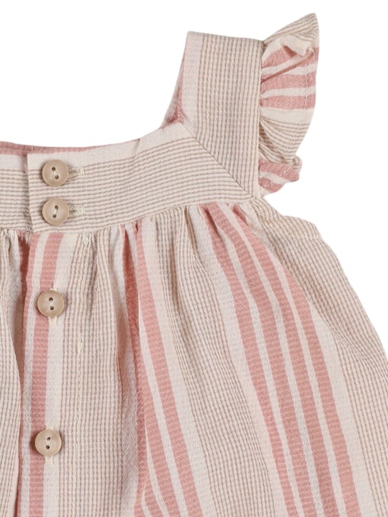 1 + IN THE FAMILY - Stripe print organic cotton blend dress