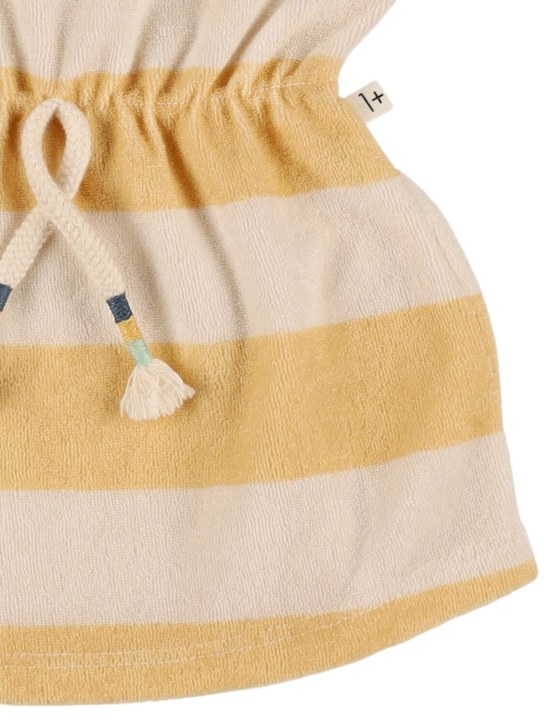 1 + IN THE FAMILY: Robe en coton mélangé à rayures