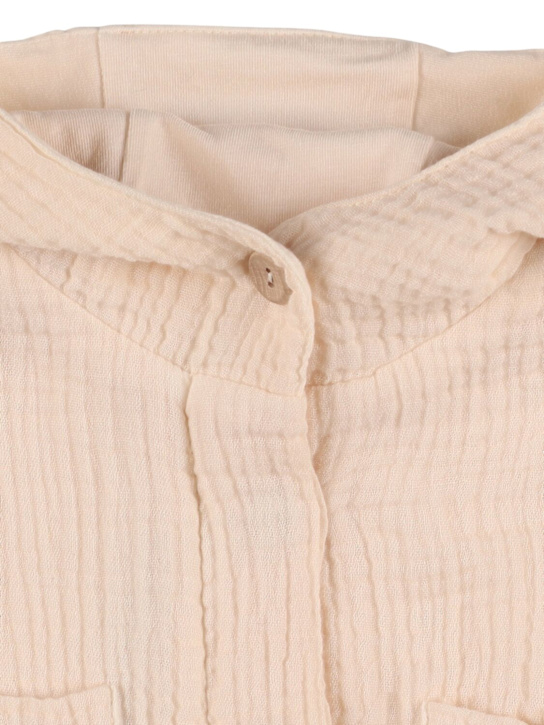 1 + IN THE FAMILY - Veste en seersucker de coton à capuche