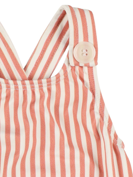 1 + IN THE FAMILY: Maillot une pièce en polyester mélangé à rayures
