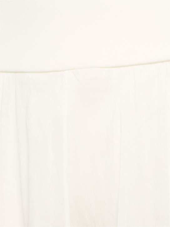 ESSE Studios: Aire satin & organza strapless dress