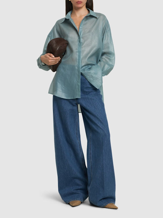 Abadia - Chemise oversize en organza