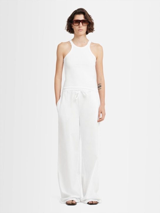 Annagreta - Pantaloni Olimpia in twill di cotone