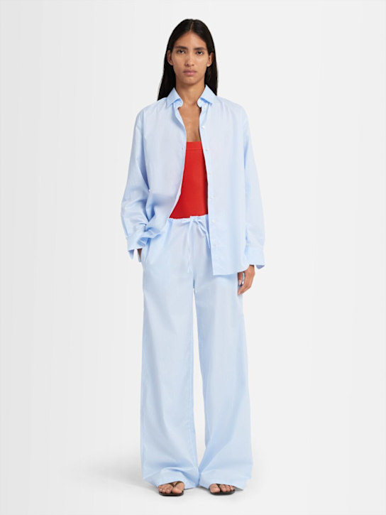 Annagreta - Pantaloni Olimpia in twill di cotone