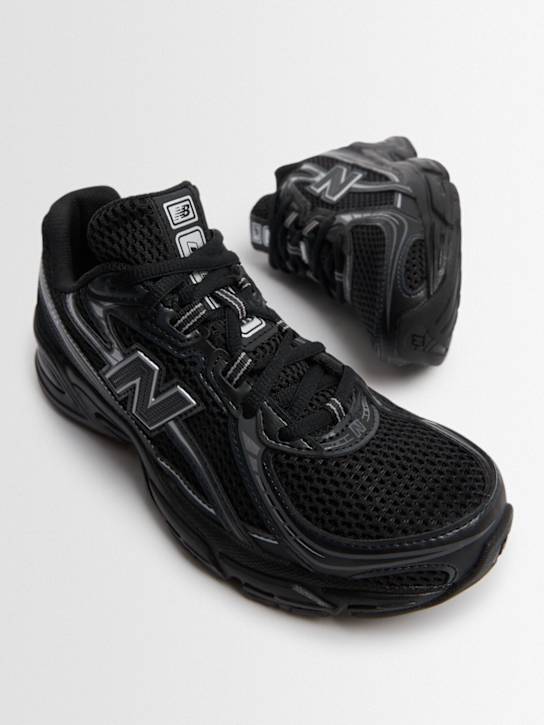 New Balance: 740 synthetic lace-up sneakers