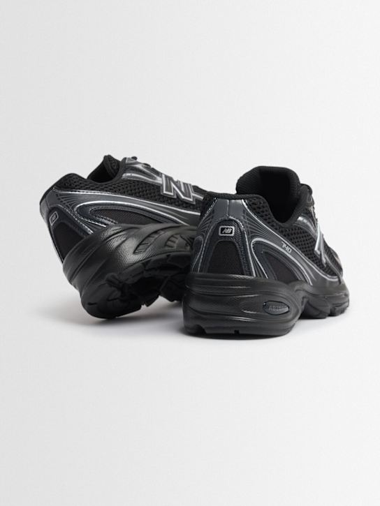 New Balance: 740 synthetic lace-up sneakers