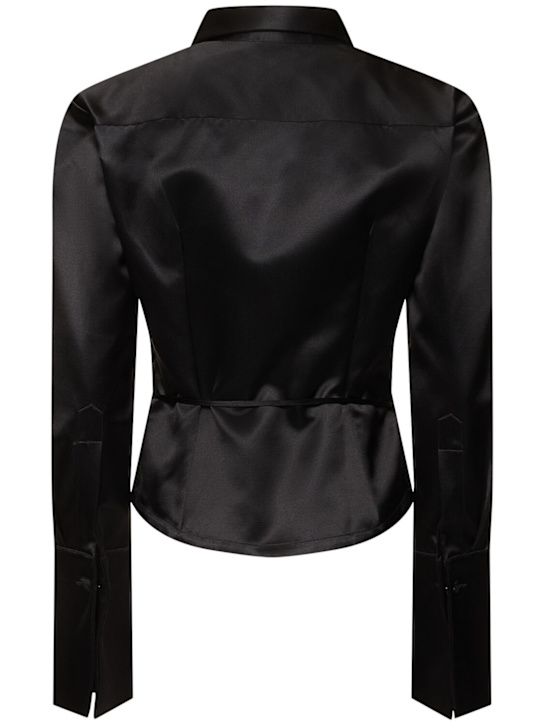 BETTTER: Chemise boxy en satin Astor
