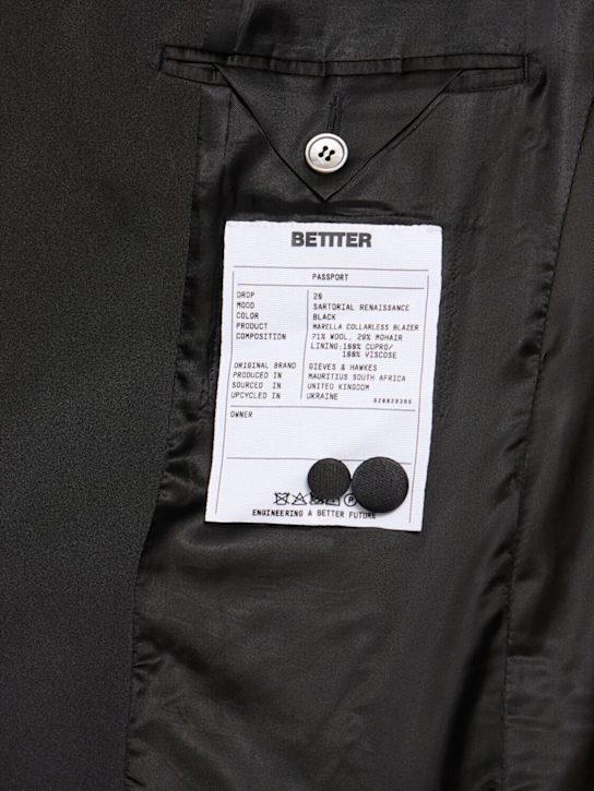 BETTTER: Blazer ohne Kragen „Marella“