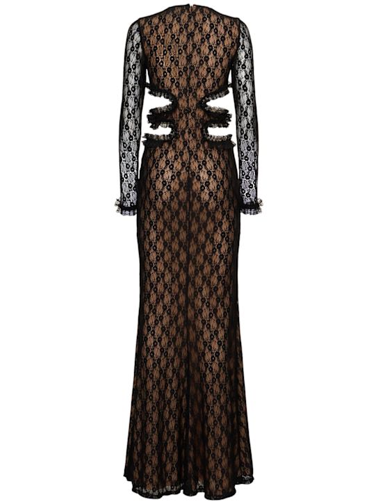 Self-portrait: Vestido de encaje con aberturas