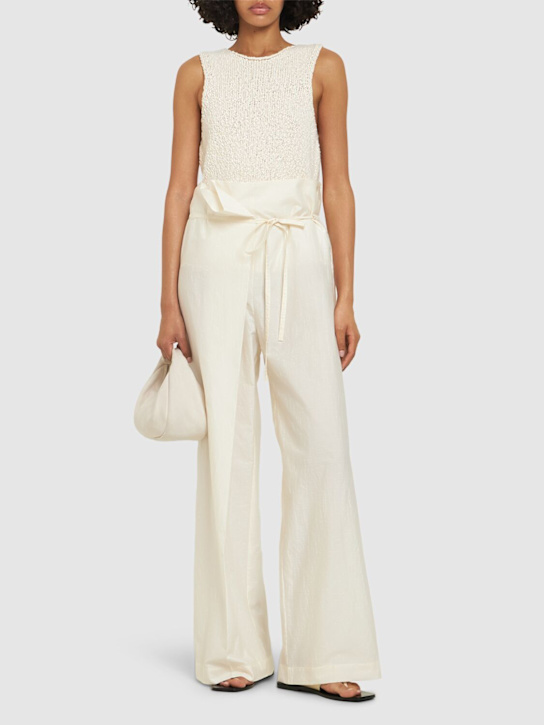 Róhe - Sculptural cotton blend pants