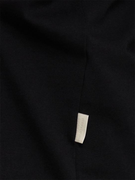 THE CORE: Classic long-sleeve cotton jersey polo