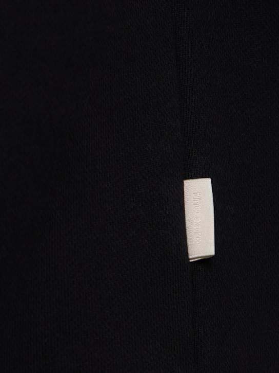THE CORE: Half-zip cotton sweatshirt