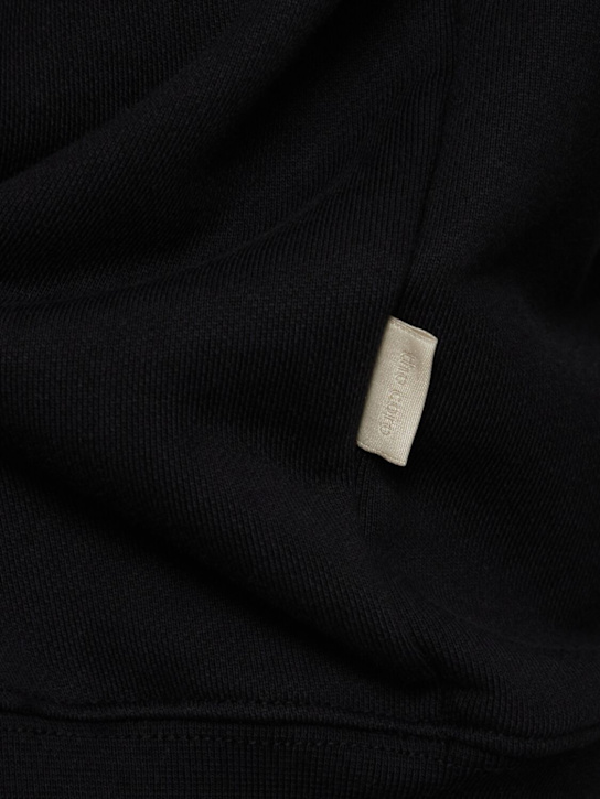 THE CORE: Full-zip cotton sweatshirt hoodie