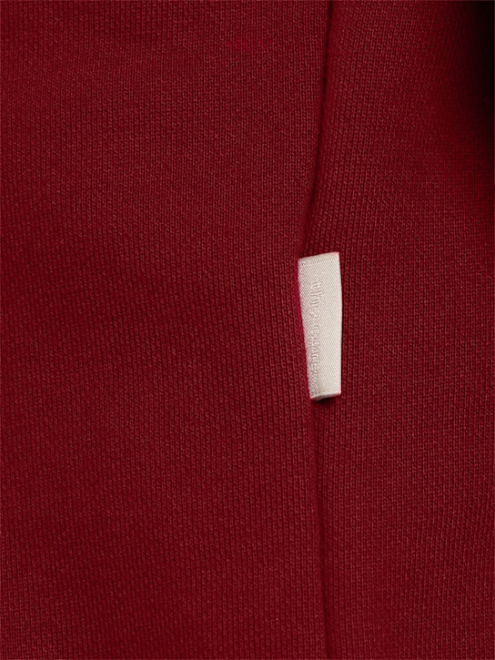 THE CORE: Half-zip cotton sweatshirt