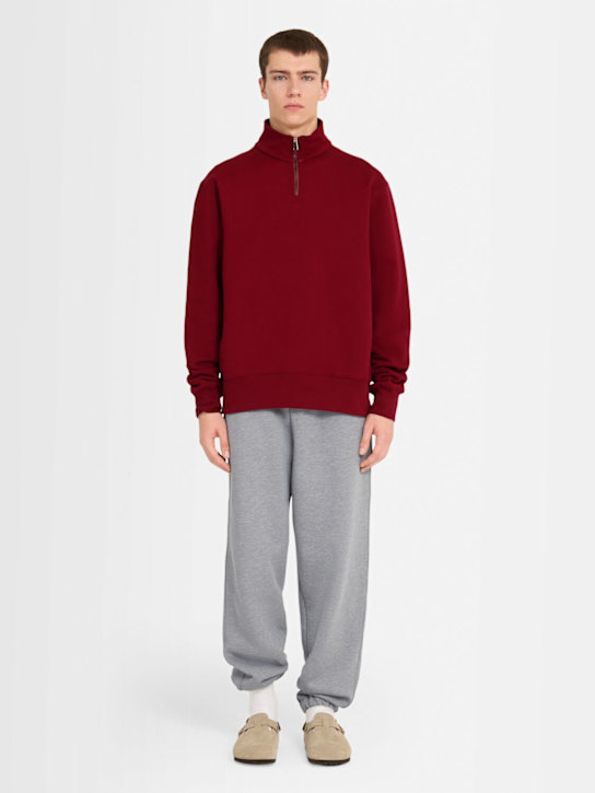 THE CORE - Half-zip cotton sweatshirt