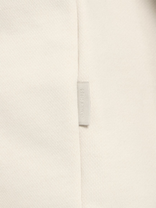 THE CORE: Half-zip cotton sweatshirt
