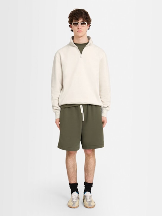 THE CORE - Half-zip cotton sweatshirt