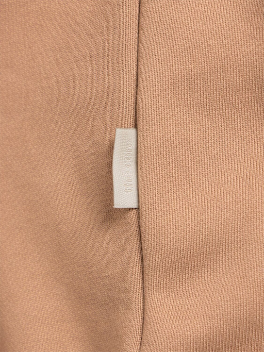 THE CORE: Half-zip cotton sweatshirt
