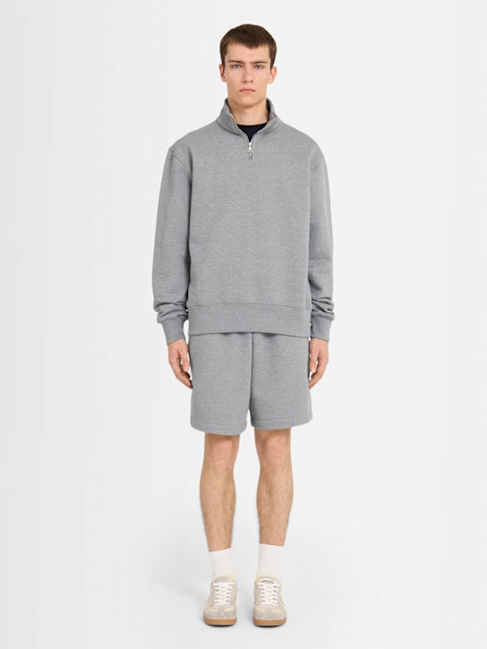 THE CORE - Half-zip cotton sweatshirt