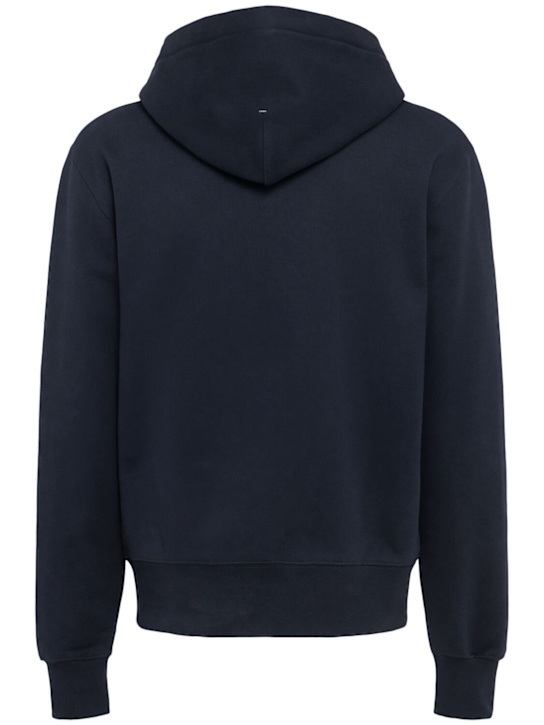 THE CORE: Full-zip cotton sweatshirt hoodie