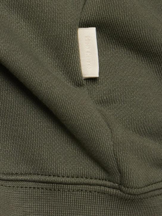 THE CORE: Full-zip cotton sweatshirt hoodie