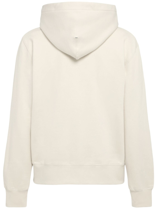 THE CORE: Full-zip cotton sweatshirt hoodie