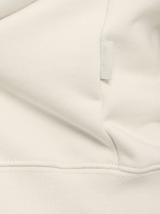 THE CORE: Full-zip cotton sweatshirt hoodie