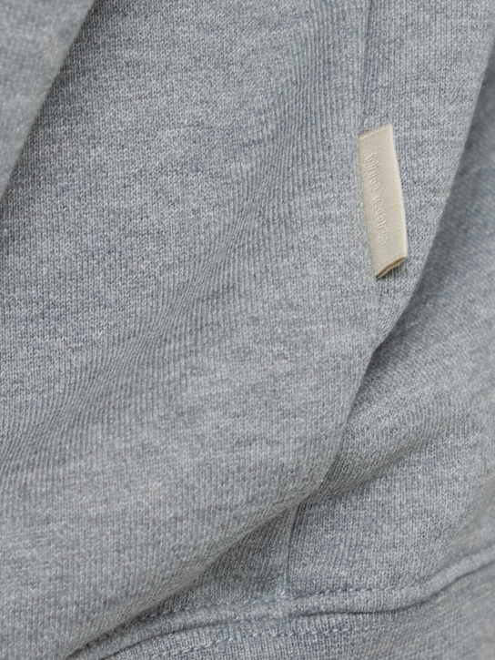 THE CORE: Full-zip cotton sweatshirt hoodie