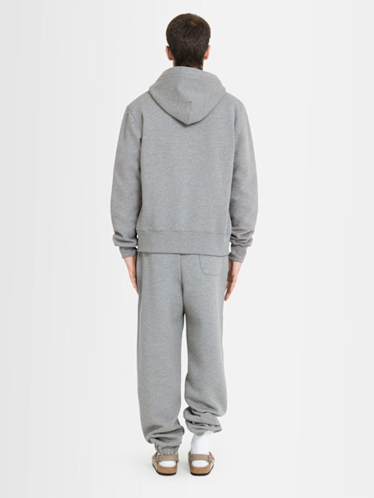 THE CORE: Full-zip cotton sweatshirt hoodie