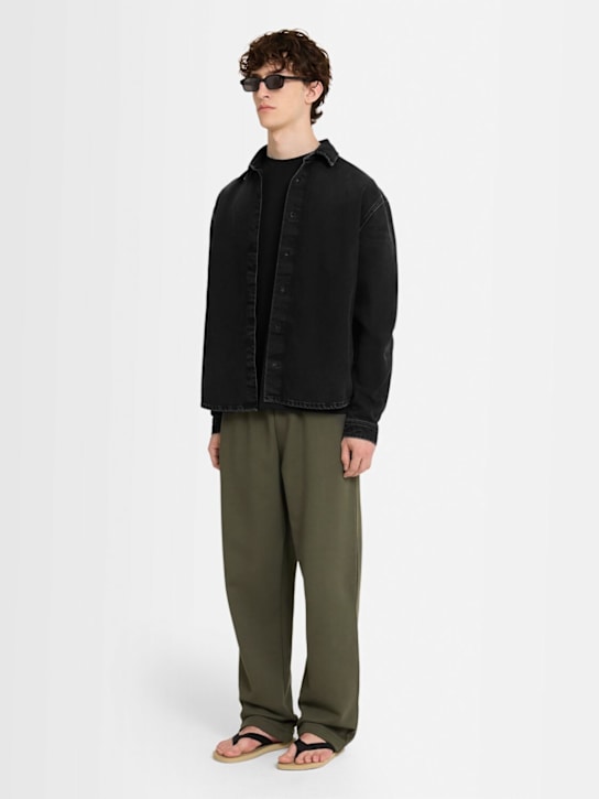 THE CORE: Straight cotton sweatpants