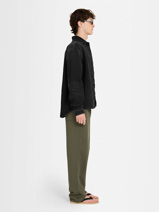 THE CORE: Straight cotton sweatpants