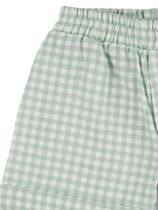 Monnalisa: T-shirt & short en jersey de coton imprimé