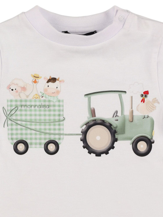 Monnalisa - T-shirt & short en jersey de coton imprimé