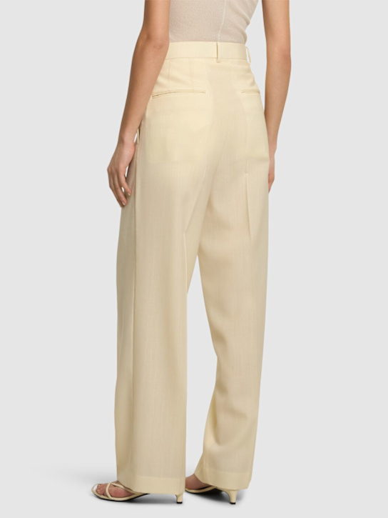 Auralee: Pantalones de lana y mohair