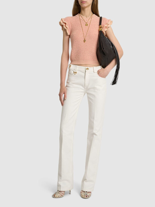 Chloé: Jeans dritti vita media