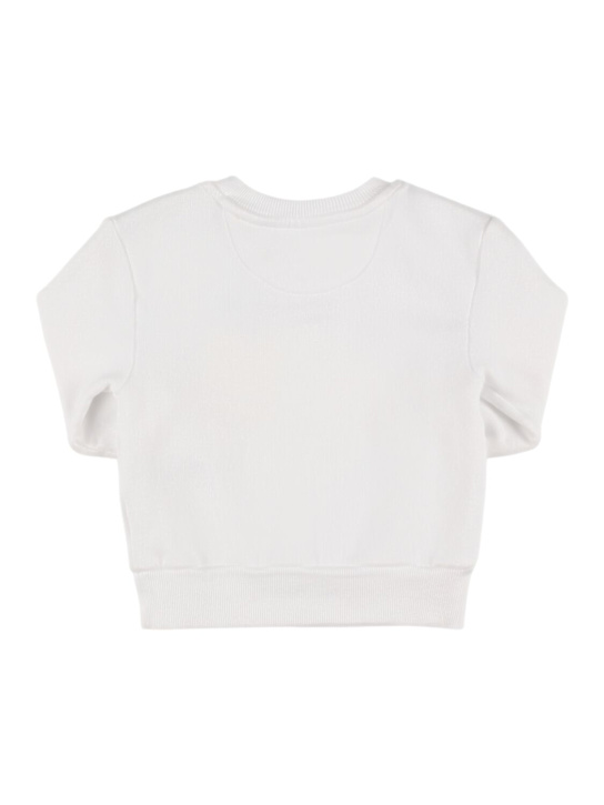 The New Society: Sweat-shirt en coton mélangé imprimé