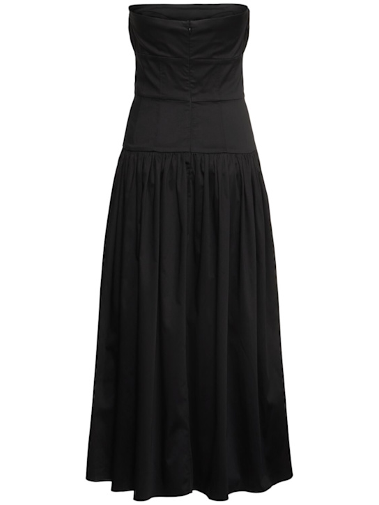 TOVE: Robe bustier en coton stretch Lauryn
