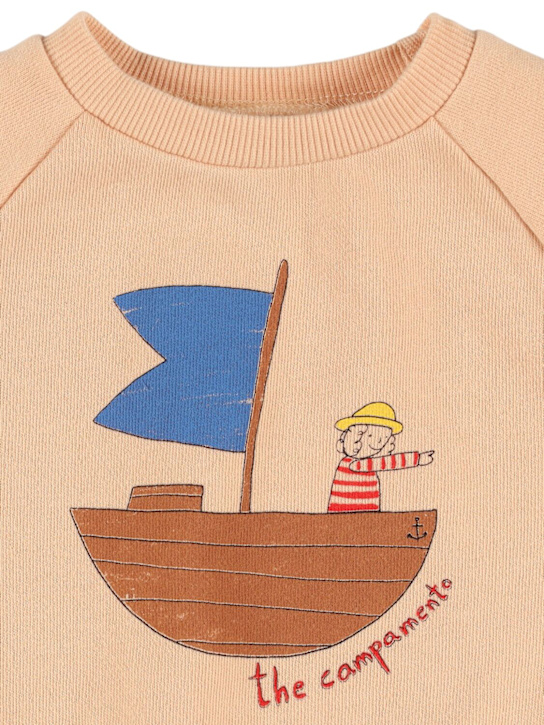The Campamento: Sweat-shirt en coton imprimé