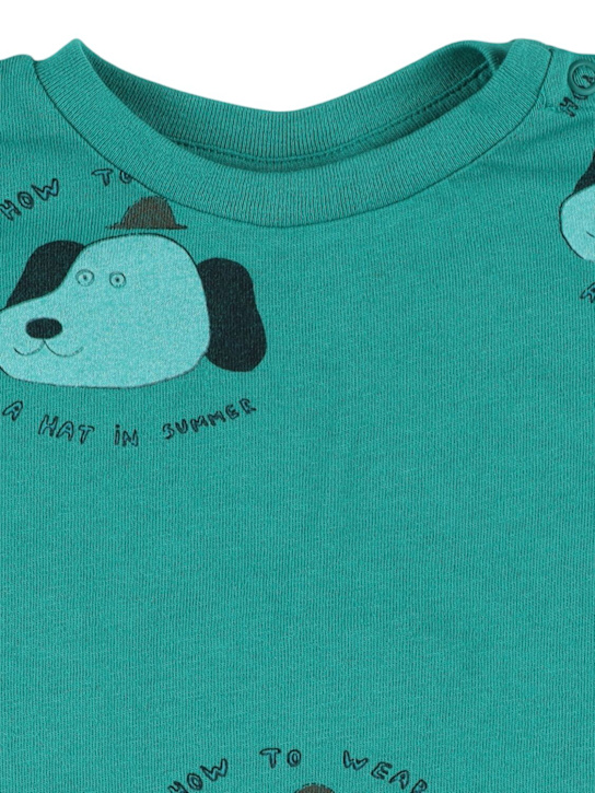 The Campamento: Pelele de jersey de algodón estampado