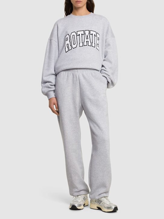Rotate - Pantalones deportivos de algodón jersey