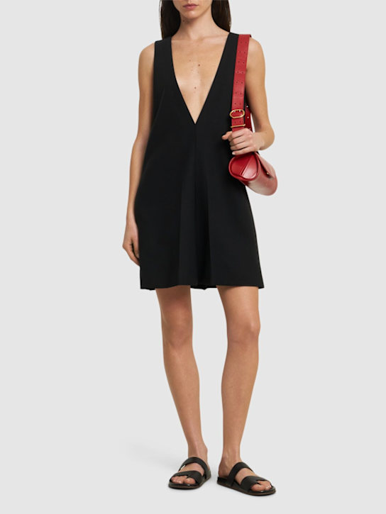 Carven: Vestido corto de lana