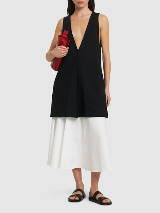 Carven: Vestido corto de lana