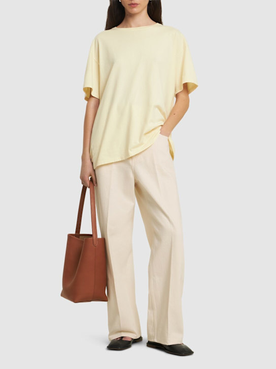 Carven: Pantaloni dritti in cotone