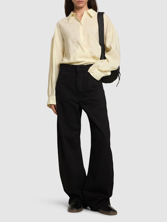 Lemaire: Jeans de denim de algodón