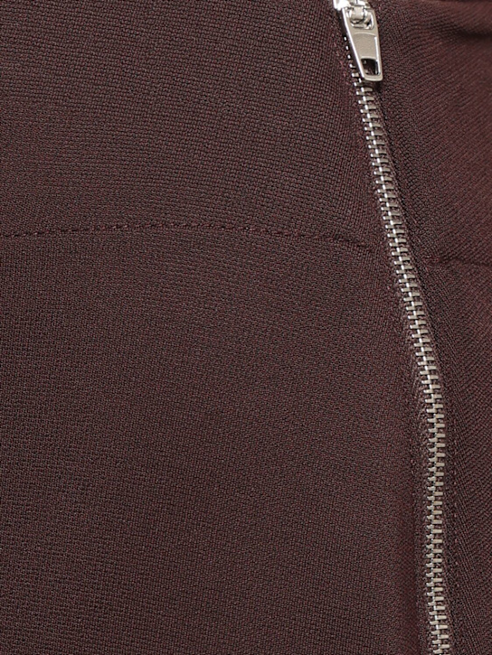 Lemaire: Jupe torsadée en viscose de soie interlock