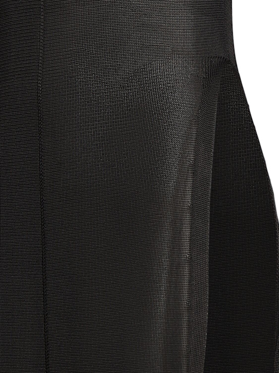 Lemaire: Robe en viscose brillante avec fentes