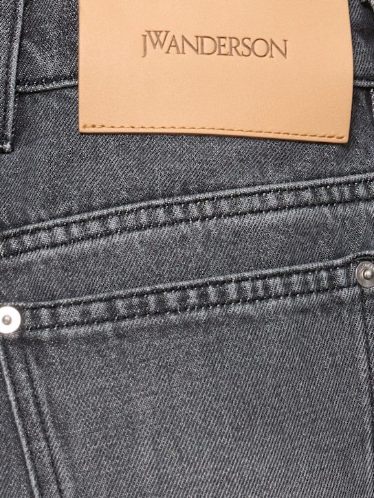 JW Anderson: Jean boyfriend taille mi-haute avec boucles