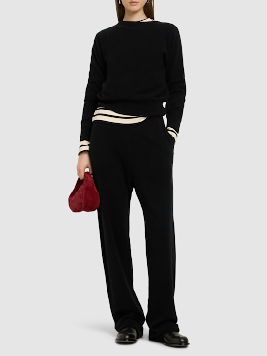 Extreme Cashmere: Hose aus Kaschmirmischstrick „Rush“