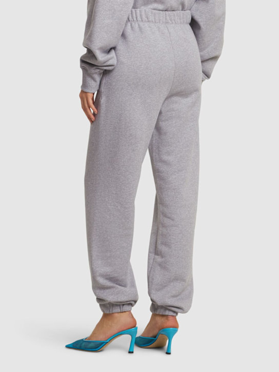 The Attico: Pantalones deportivos de algodón jersey